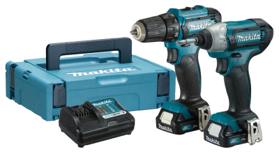 Makita CLX224AJ 12V Max CXT Twin Pack | Drill Driver & Impact Driver Kit