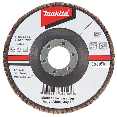 MAKITA D-28313 FLAP DISC 115MM 80 BEVEL