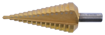 MAKITA D-40135 STEP DRILL STRGT FLUTE 4-32TIN