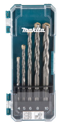 MAKITA D-72877 TCT DRILL BET SET 5PC STRAIGHT