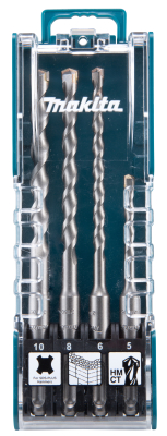 MAKITA D-74136 SDS-PLUS TCT DRILL BIT SET 4 PCS