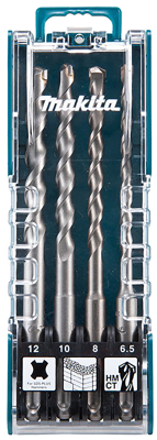 MAKITA D-74728 SDS-PLUS TCT DRILL BIT SET 4PC