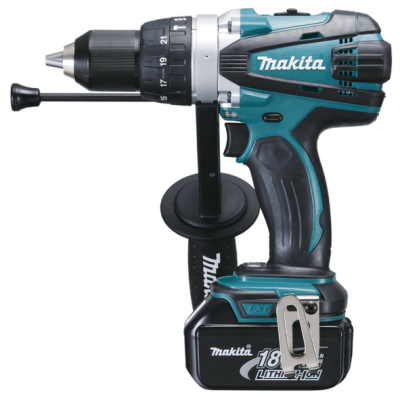 Makita DHP458RTJ 18V LXT Combi Drill – 91Nm Kit with 2x 5.0Ah Batteries & Makpac