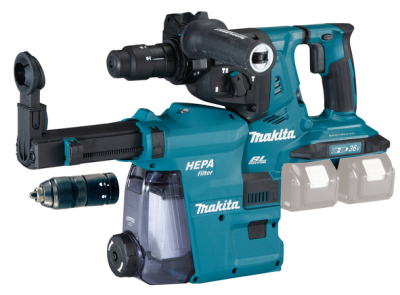 Makita DHR281ZWJ 18Vx2 LXT SDS+ Rotary Hammer 28mm – AVT, Quick Change Chuck & DX09 Extractor (Body Only)