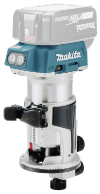 Makita DRT50ZJ 18V LXT Brushless Router/Trimmer – Trimmer Base & Makpac Case, Body Only