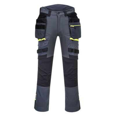Portwest DX440MGR38 DX4 Detachable Holster Pocket Trousers Metal Grey 38 R