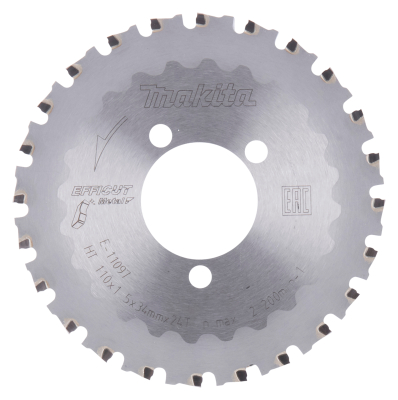 MAKITA E-11097 EFFICUT TCT SAW BLADE 110X24T REBAR