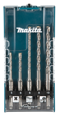 MAKITA E-15702-12 TCT 5PC BIT SET SDS-PLUS 12 PACK
