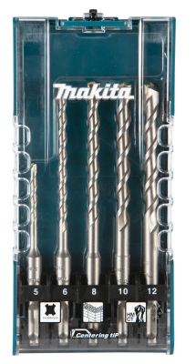 MAKITA E-15724-12 5PC TCT BIT SET SDS-PLUS 12 PACK