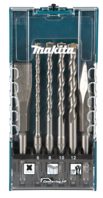 MAKITA E-15746-12 6PC TCT BIT SET SDS-PLUS 12 PACK