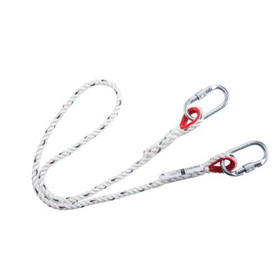 Portwest FP24WHR Single Rope 1.5m Restraint Lanyard White  R