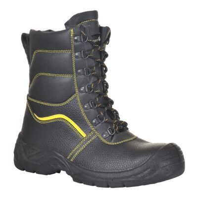 Portwest FW05BKR39 Steelite Fur Lined Protector Boot S3 CI Black 39 R