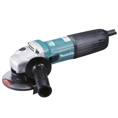 Makita GA4540C 115 mm Angle Grinder 1,400 W – SJS II, Slide Switch (110 V / 240 V)