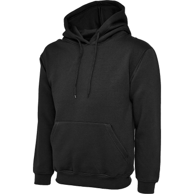 Uneek Hoodie – Navy – Size XL, Polycotton Workwear Hoodie