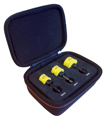 Starrett KCS03001 Cordless Hole Saw Kit – 6-Piece Smooth Cut Set – BF1420