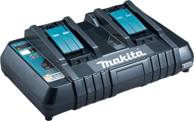 Makita DC18RD Twin-Port Fast Charger – 18V LXT Li-ion Battery Charger