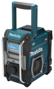 Makita MR003GZ Blue DAB/DAB+ Cordless Job Site Radio – 12V–40V Max XGT Compatible