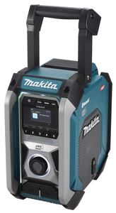 Makita MR007GZ DAB/DAB+ Bluetooth Cordless Job Site Radio – 12V–40V Max Compatible (Blue)