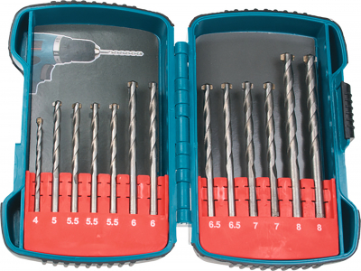 MAKITA P-34849 5PC PERFORMANCE MASONRY SET: 5.5,6,7,8,10 X 150MM