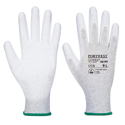 PORTWEST VA199 Vending Antistatic PU Palm Glove