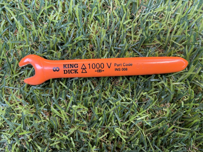 King Dick 8mm Insulated Spanner 1000v INS008