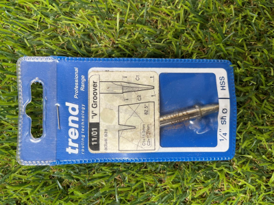 Trend 11/01X1/4HSS 'V' Groove Cutter 11/01 1/4'' Shank