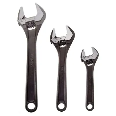 Bahco Adjustable Wrench Set – 6″, 8″ & 10″ (Models 8070, 8071, 8072) – Durable Precision Tools