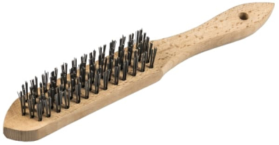 Klingspor BH 600 Hand Brush – Wooden Body for Steel, Stainless Steel & NF Metals