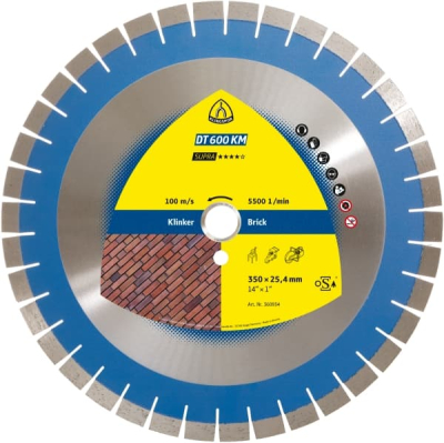 Klingspor DT 600 KM Supra Large Diamond Cutting Blades – For Clinker & Medium-Hard Materials