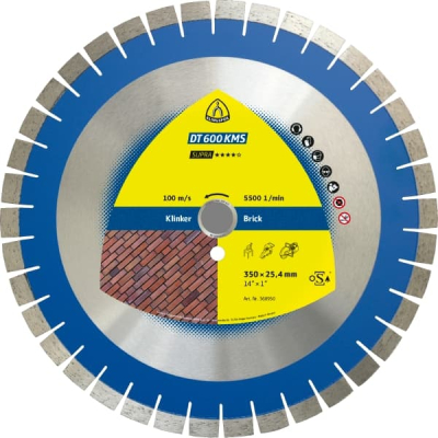 Klingspor DT 600 KMS Supra Large Diamond Cutting Blades – Clinker & Medium-Hard Materials
