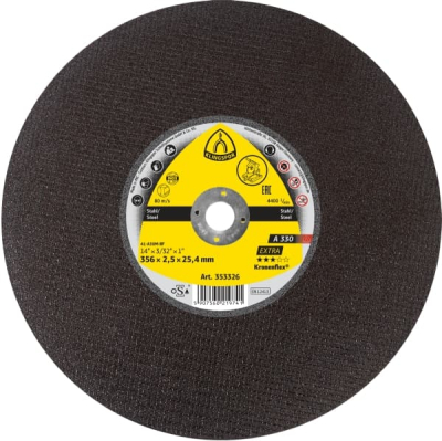 Klingspor A 330 Extra Kronenflex Large Cutting-Off Wheels – For Steel