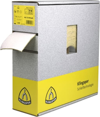 Klingspor PS 73 BWF Abrasive Rolls – For Wood, Paint, Varnish, Filler & Plastics