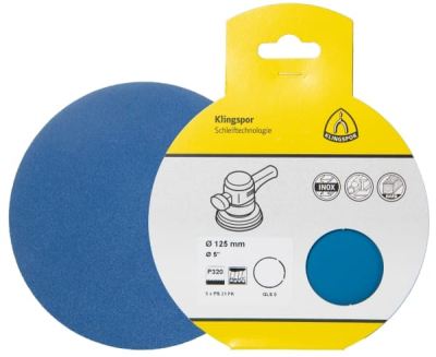 Klingspor PS 21 FK Retail Pack Self-Fastening Abrasive Paper – For Steel, Stainless Steel & Metals
