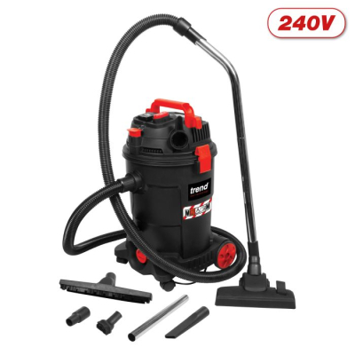 Trend T33A 1200W Wet & Dry M-Class Dust Extractor 240V UK & Ireland only